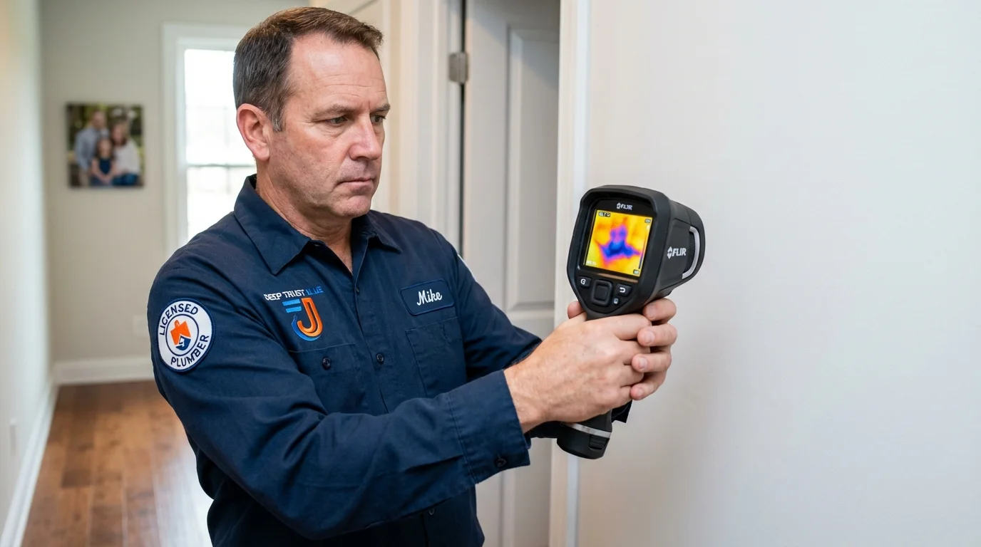 Thermal imaging leak detection by Johns Plumbing LLC in Lake Bluff
